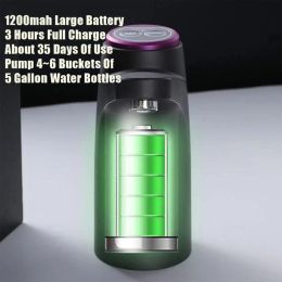 Drinking Bottle USB Rechargeable Automatic Water Bottle Pump Water Dispenser Wine Bottle Faucet Electric Water Pump