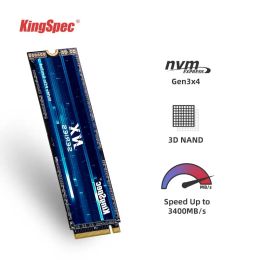 KingSpec SSD NVMe M2 512gb 1TB 2TB Internal Solid State Drive 2280 PCIe Computer Disc M.2 NVMe SSD Drives for PC Desktop Laptop