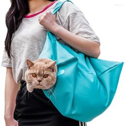 Cat Carriers Breathable Pet Carrier Bag Multi-function Travel Soft Comfortable Double-sided Pouch Shoulder Carry Handbag Outdoor For