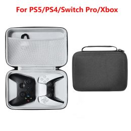 Bags Dual Controller Carrying Case for Sony PS4 PS5 DualSense Gamepad Hard EVA Storage Bag Shockproof Waterproof Travel Carry Case