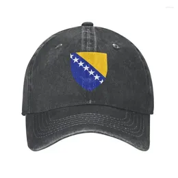 Ball Caps Classic Unisex Cotton Coat Of Arms Bosnia And Herzegovina Baseball Cap Adult Adjustable Dad Hat Women Men Sports