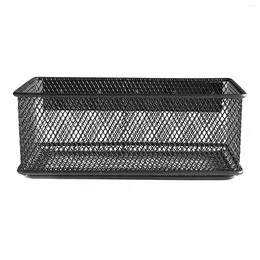 Kitchen Storage Wire Mesh Magnetic Basket White File Organiser For Refrigerator Hanging