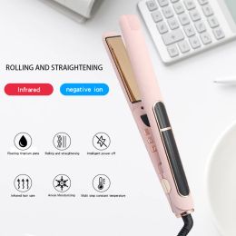 Irons Professional Hair Straightener Infrared Negative Ion LCD Display Highend Private Custom Hair Salon