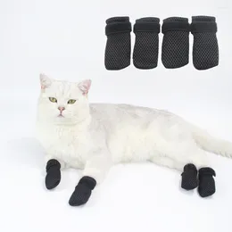 Dog Apparel Anti-biting Bath Washing Cat Claw Cover Cut Nails Foot Pets Protector Anti-Scratch Cats Shoes Adjustable Pet Supplies