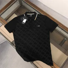 Summer mens designer polo shirt Fashion Brand Business polo shirt Letter Printed High Quality Clothing Asian size M-3XL yyg