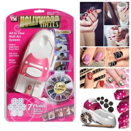 Kits Nail Art Printer Set Perfect Pattern Press on Nails Manicure Hine Stamper Tool Set Automatic Printing Nail Art Equipment