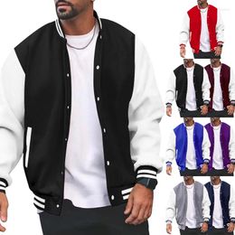 Men's Jackets Outdoor Sports Baseball Jacket Spring And Autumn Stand Collar Cardigan Classic Spot