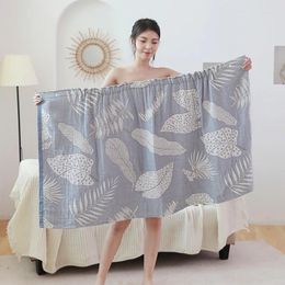 Towel Large Bath Dress Women 100 Cotton Gauze 75 140 CM High Quality