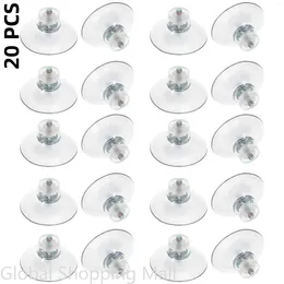 Hooks 20PCS Plastic Suction Cups With Screw 25/32/41/53 Mm Clear PVC Sucker Pads Strong Adhesive Holder Nut