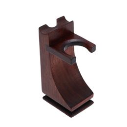 2024 High-grade Rosewood Shaving Brush Razor Holder Stand Safely Non-slip Shaving Holder Organizer Male Barber Shaving Tool