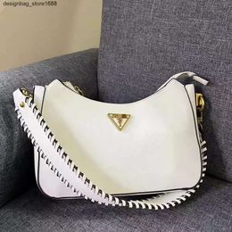 Shoulder Bag Designer Factory Discount Brand Simple Bag Solid Frosted Woven Crescent Underarm One Womens