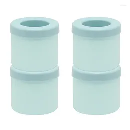 Baking Moulds Silicone Ice-Cube Tray Ice Bucket Tailer 2Pcs Mould (Blue)