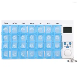 Storage Bottles 28 Slots Weekly 7 Days Portable Plastic Holder Cases