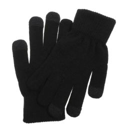 Custom LOGO Printing Pattern Gloves Full Finger Touch Screen Knit Mittens Wool Gloves Men Women Autumn Winter Fleece Warm Gloves