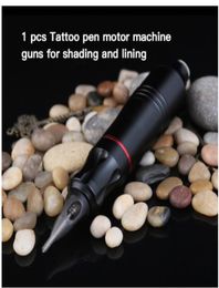 Complete Tattoo Kit Motor Pen Machine Gun Colour Inks Power Supply Needles Rotary Machine6691720