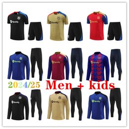 2024 2025 Barcelona tracksuit Camisetas de soccer sets 24 25 LEWANDOWSKI PEDRI barca Football jacket training suit Sweater Sportswear chandal futbol survetement