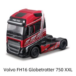 Bburago 1:43 Scania 770S Volvo FH16 750 XXL 4X2 Heavy Tractor Truck Head Static Die Cast Collectible Hobbies Model Car Toys