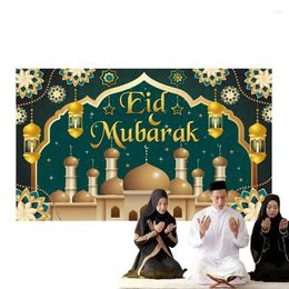 Party Decoration Eid Po Booth Backdrop Decor Banner For 2024 Polyester Material Background Theme Parties