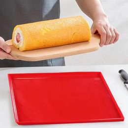 Baking Tools Swiss Roll Mat Silicone Liner For Pastry Cookie Cupcake Macaron Reusable Sheet Tray Flexible Pad BPA Free