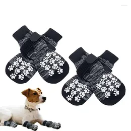 Dog Apparel Grip Socks Anti Slip Shoes Soft Rubber Sole Cotton Anti-slip And Velvet Lining Winter Warmth Supplies