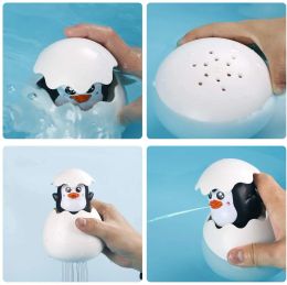 Cute Hatch Eggs Baby Bath Toys for Toddlers 1-3 Sensory Kids Bathtub Toys Swimming Pool Toy for Infant Birthday Easter Eggs Gift