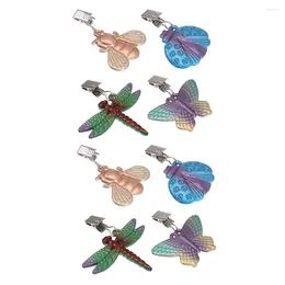 Table Mats 8Pcs Decorative Tablecloth Clips Insect Shaped Pendants Outdoor