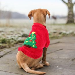 Dog Apparel Pet Christmas Dress Xmas Clothes Party Costume Outfit Warmth Comfortable Fleece Winter