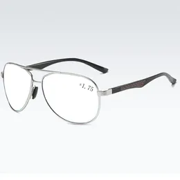 Sunglasses Al-mg Alloy Carbon Fibre Pilot Men Reading Glasses 0.75 1 1.25 1.5 1.75 2 2.25 2.5 2.75 3 3.25 3.5 3.75 4 To 6