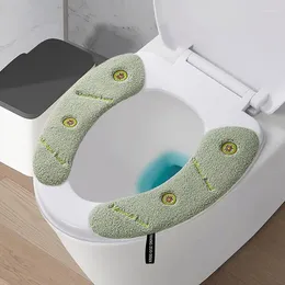 Toilet Seat Covers Winter Warm Thicker Soft Washable Hygienic Disinfectant Cover Mat Pad Seats Cushions