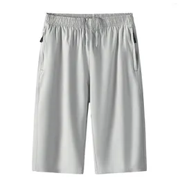 Men's Shorts 2024 Summer Men Light Weight Thin Short Pants Running Fitness Gyms Quick-drying Drawstring Sports