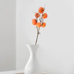 Decorative Flowers Simulation Persimmon Decoration Home Decor For Holiday Birthday Anniversary