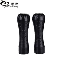 Male Masturbator For Men Erotic Realistic Vagina Adult Pocket Pussy Vibrator Male Sex Toys Silicone Vibrating Aircraft Cup Y1905282349089