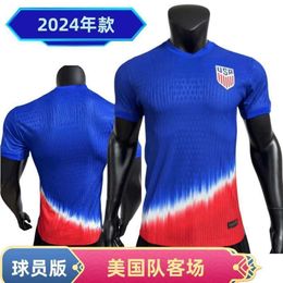 Soccer Sets/tracksuits Jerseys Men's Tracksuits 2024 Us Team Away Jersey, Player and Fan Edition Football Jersey with Printable