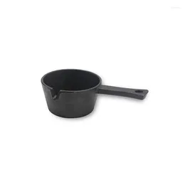 Pans Cast Iron Dip Pan Mini Round For Outdoor BBQ Picnic 9.5Cm Easy Install To Use