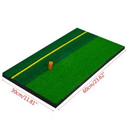 Golf Exercise Mat Training Hitting Grass Pad Backyard Indoor Practise Supplies