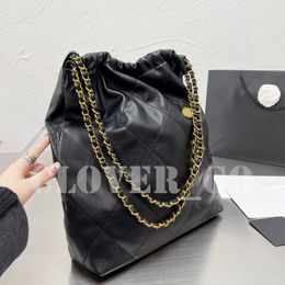 Women Designer Tote 22Bag Women's Fashion Shoulder Bags Leather Handbag Large Capacity Shopping Bag Luxury Brand Chain Bag Gold Letter Plaid bags