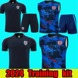 2024 Englands Training clothing Soccer Jersey, Saka Foden Bellingham Rashford Grealish 24 25 National Team KIT Kane Football Shirt Kit Red White Purple