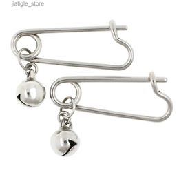 Other Health Beauty Items JHJT 2PCS Nipple Barbell Ring 316L Surgical Stainless Steel Nipple Shiped Perforated Jewellery 14G Y240402