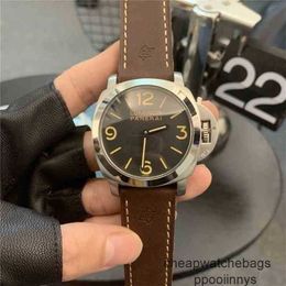 Paneraiss Automatic Men Watches Paneraiss Mens Watch LUMINOR Series Watch Fashion Simple Sports Waterproof Wristwatches Stainless steel Automatic High Quality W