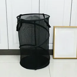 Laundry Bags Practical Multi-purpose Storage Bag For Home Travel Solution Breathable Foldable Basket With Drawstring Easy