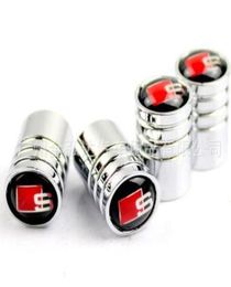 Car Sticker Tyre valves caps case For S A3 A4 A5 A7 A8 A6 A1 B4 B5 B6 Q3 Q5 Q7 Accessories Car Styling9143514