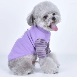 Dog Apparel Cat T-shirt Autumn Winter Puppy Pet Clothes Tee Shirt Chihuahua Yorkshire Terriers Pomeranian Maltese Poodle Bichon Clothing