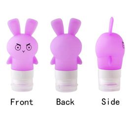 2024 New Portable Cute Refillable Travel Silicone Empty Bottles Shampoo Shower Gel Lotion Tube Squeeze Container Makeup Tool for travel