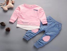 baby boys and girls tracksuits kids tracksuits kids coat pants 2 pcssets kids clothing sell new fashion 2018 summer6291950