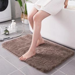 Bath Mats Homaxy Thick Plush Carpets Solid Colour Bathroom Rugs For Living Room Toilet Soft Water Absorption Floor Home Decor