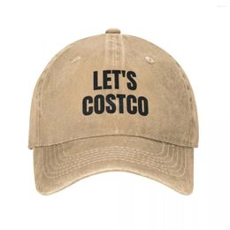 Ball Caps Let's Costco Cowboy Hat Trucker Man Cap Women'S