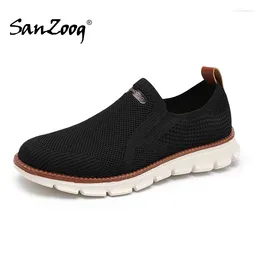 Casual Shoes Men Slip On Mesh Summer Breathable Men's Slip-ons Loafers Sneakers Plus Big Size 49 50 51 52 53 54 Drop