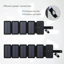 Tools YOUZI Outdoor Folding Solar Panel Charging Board Portable Usb Output Devices Power Supply For Camping Hiking Backpack Travel