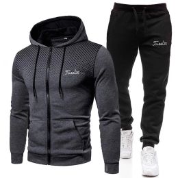 Jackets Golf men's zippered sportswear hoodie and pants casual fashion highquality men's daily sports jacket jogging suit