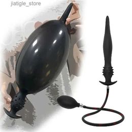 Other Health Beauty Items Expand inflatable anal plug waterproof hip soft silicone anal plug anal diffuser Y240402